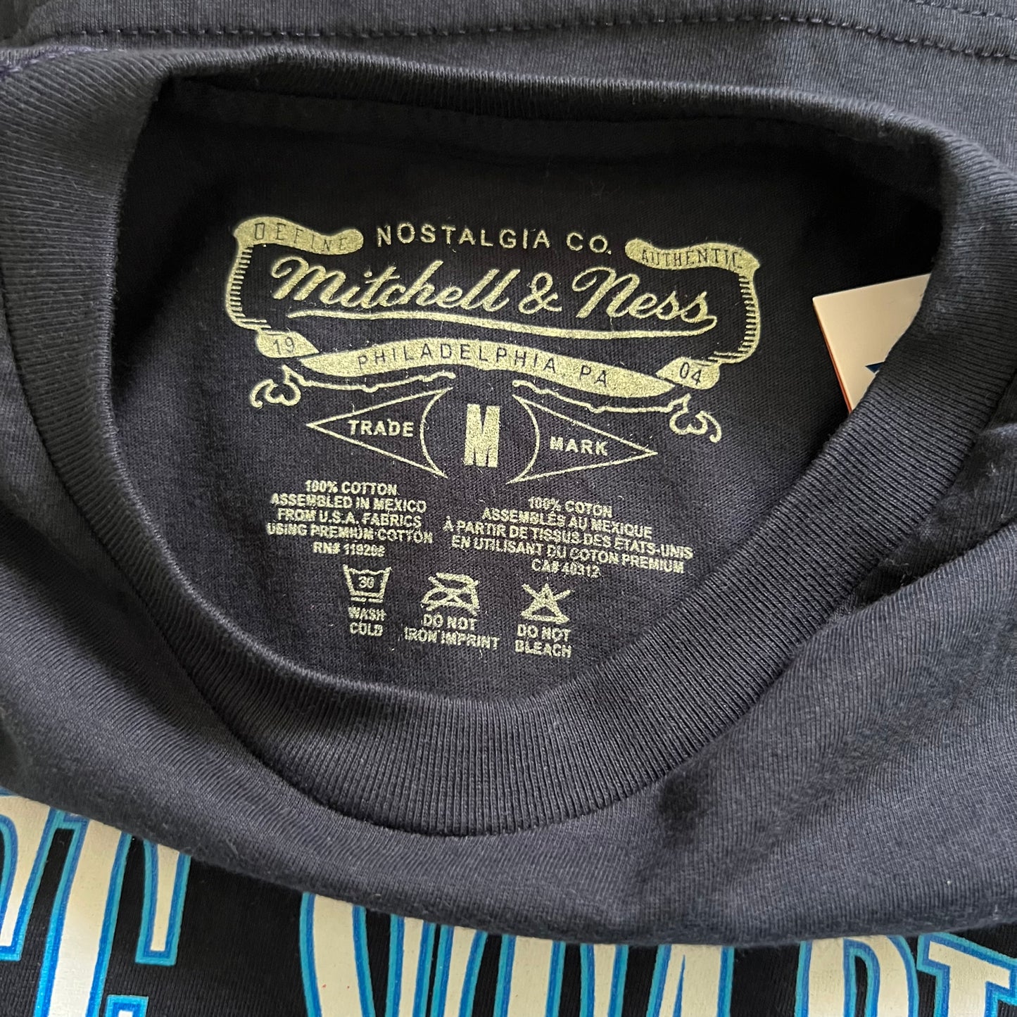 Mitchell & Ness Men's MLB Old Yankee Stadium Tee NY Yankees - Navy - Size Medium