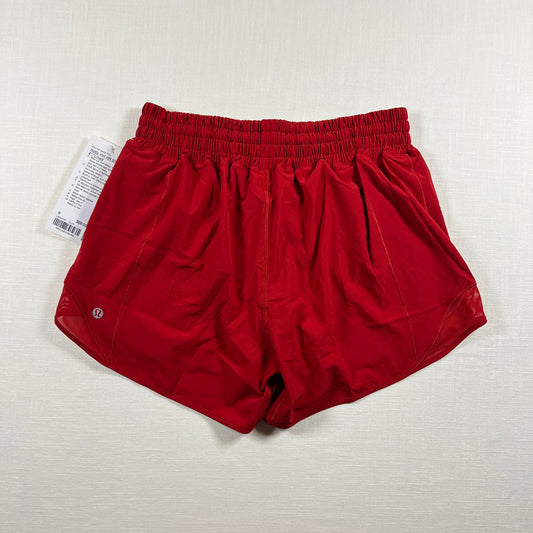 Lululemon Hotty Hot High-Rise Short 4” *Lined - College Crimson - Size 8