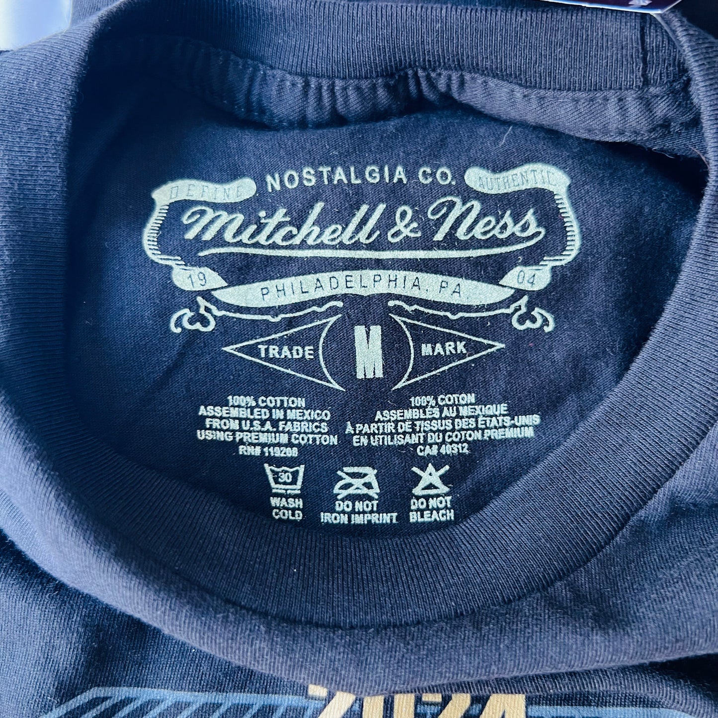 Men's LA Dodgers Mitchell & Ness 2024 World Series Champions T-Shirt - Black - Medium