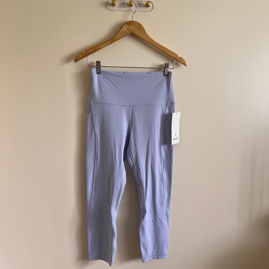 Lululemon Align High-Rise Crop Leggings with Pockets 23" - Pastel Blue - Size 8