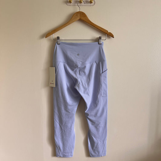 Lululemon Align High-Rise Crop Leggings with Pockets 23" - Pastel Blue - Size 8