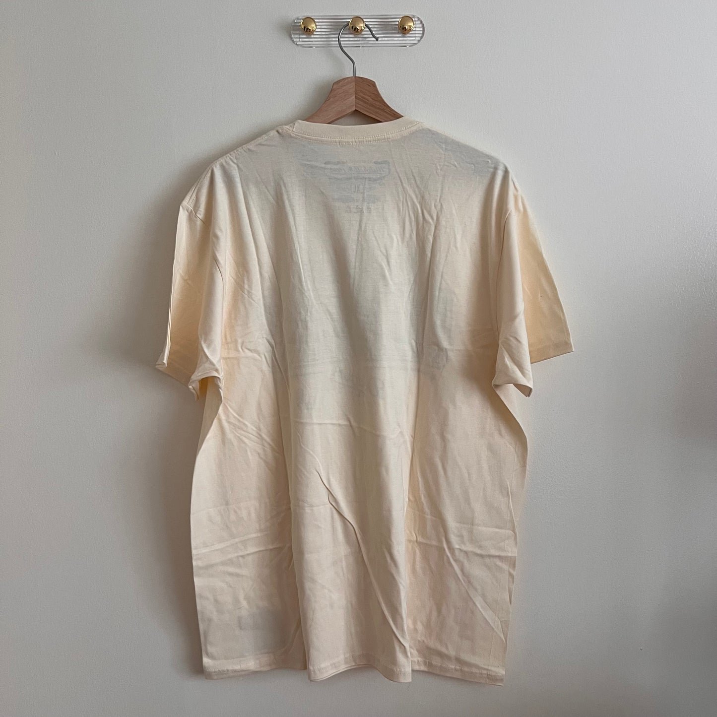 Men's LA Dodgers Mitchell & Ness 2024 World Series Champions T-Shirt - Cream - XL