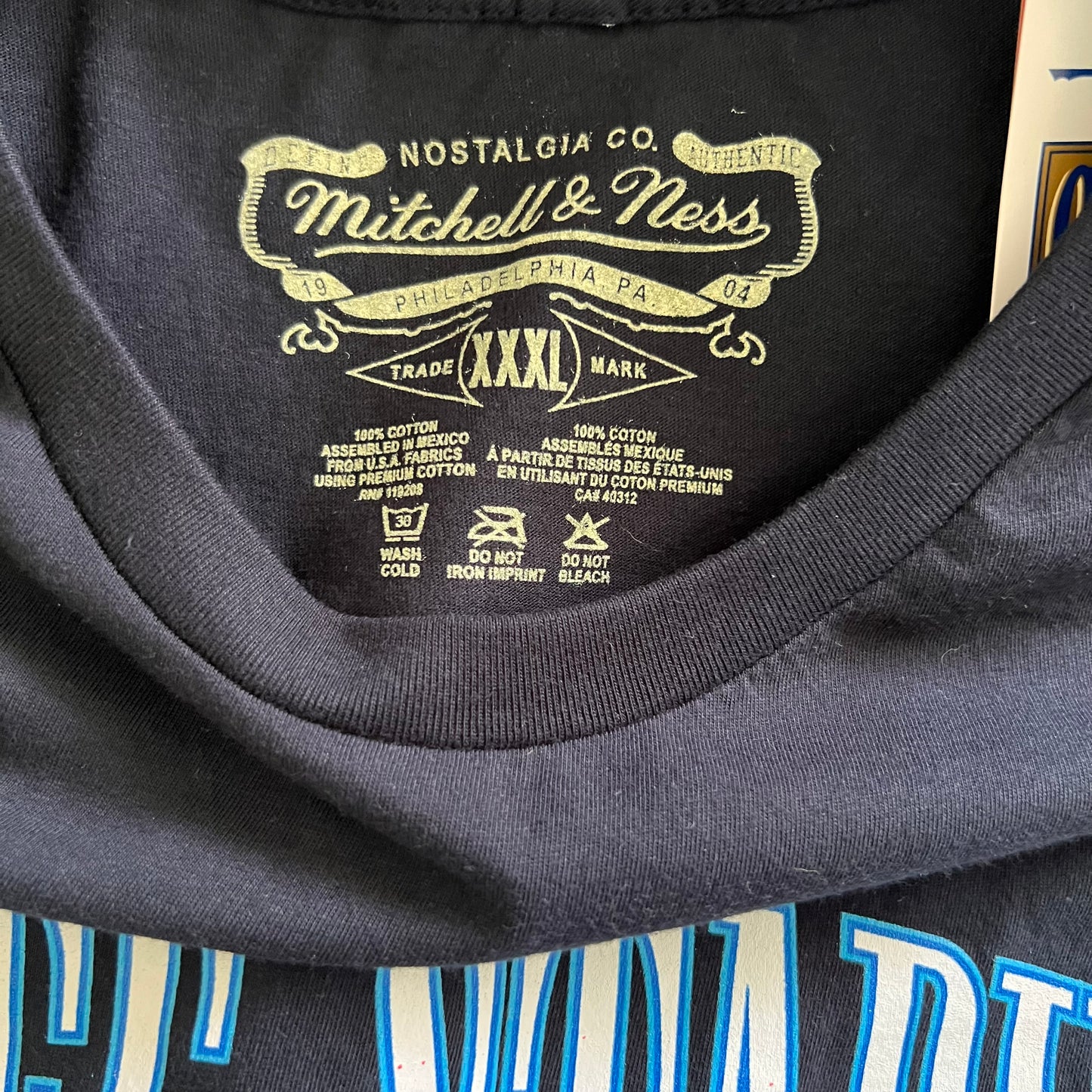 Mitchell & Ness Men's MLB Old Yankee Stadium Tee NY Yankees - Navy - Size XXXL