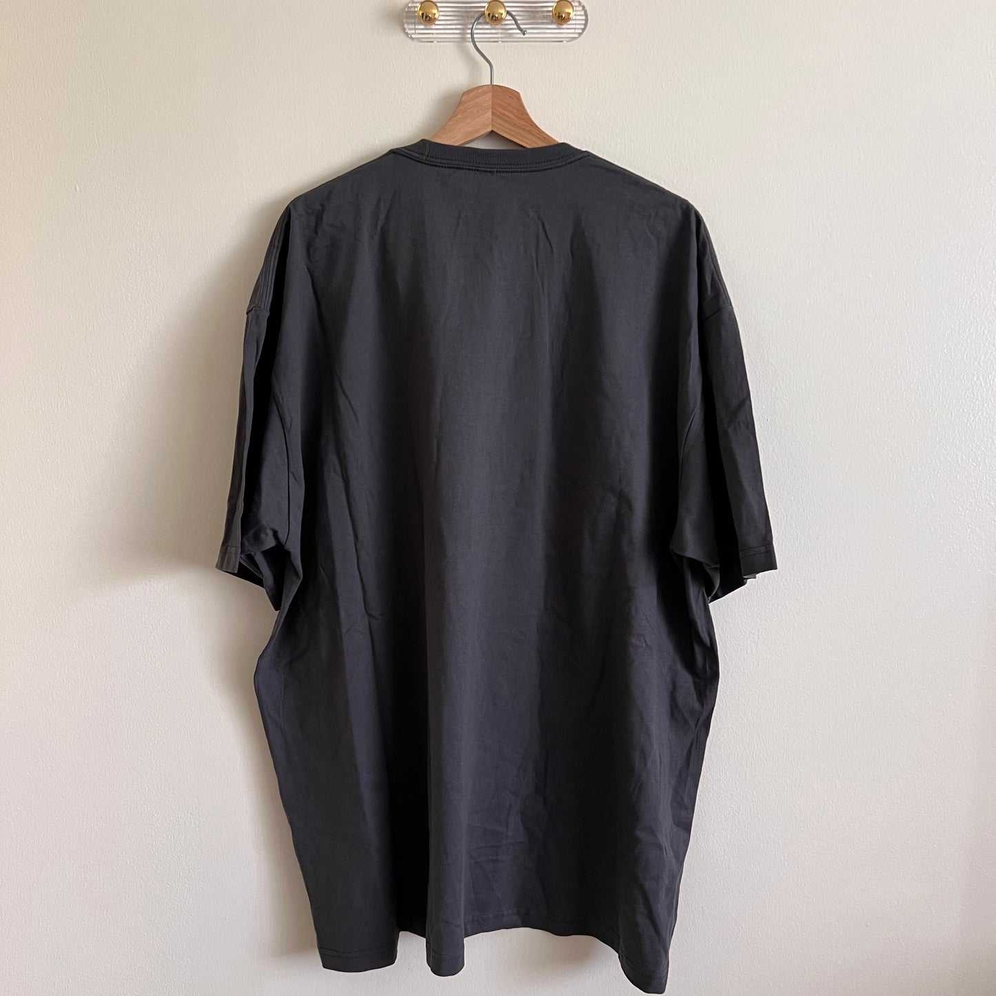 Mitchell & Ness Men's San Diego Padres Wordmark T-Shirt - Grey Heather - Size XXXL