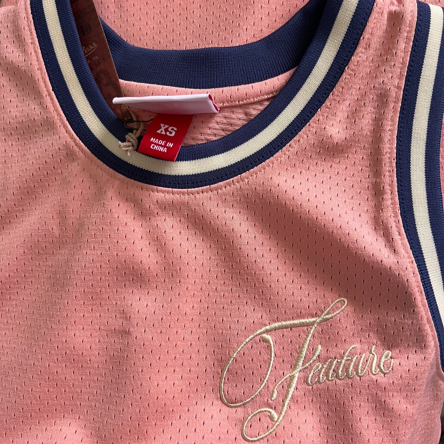 Feature X Mitchelle & Ness Women's Branded Jersey Collab - Pink - Size XS