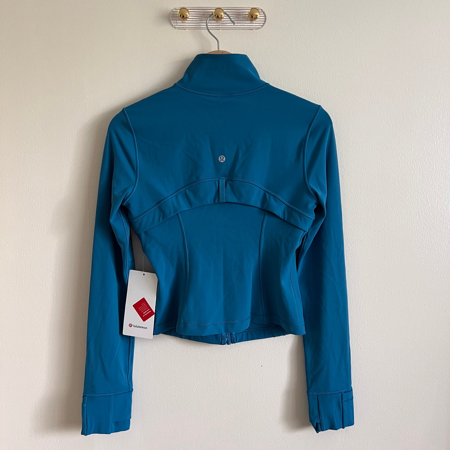 Lululemon Define Cropped Jacket *Nulu - Hawaiian Blue - Size 6