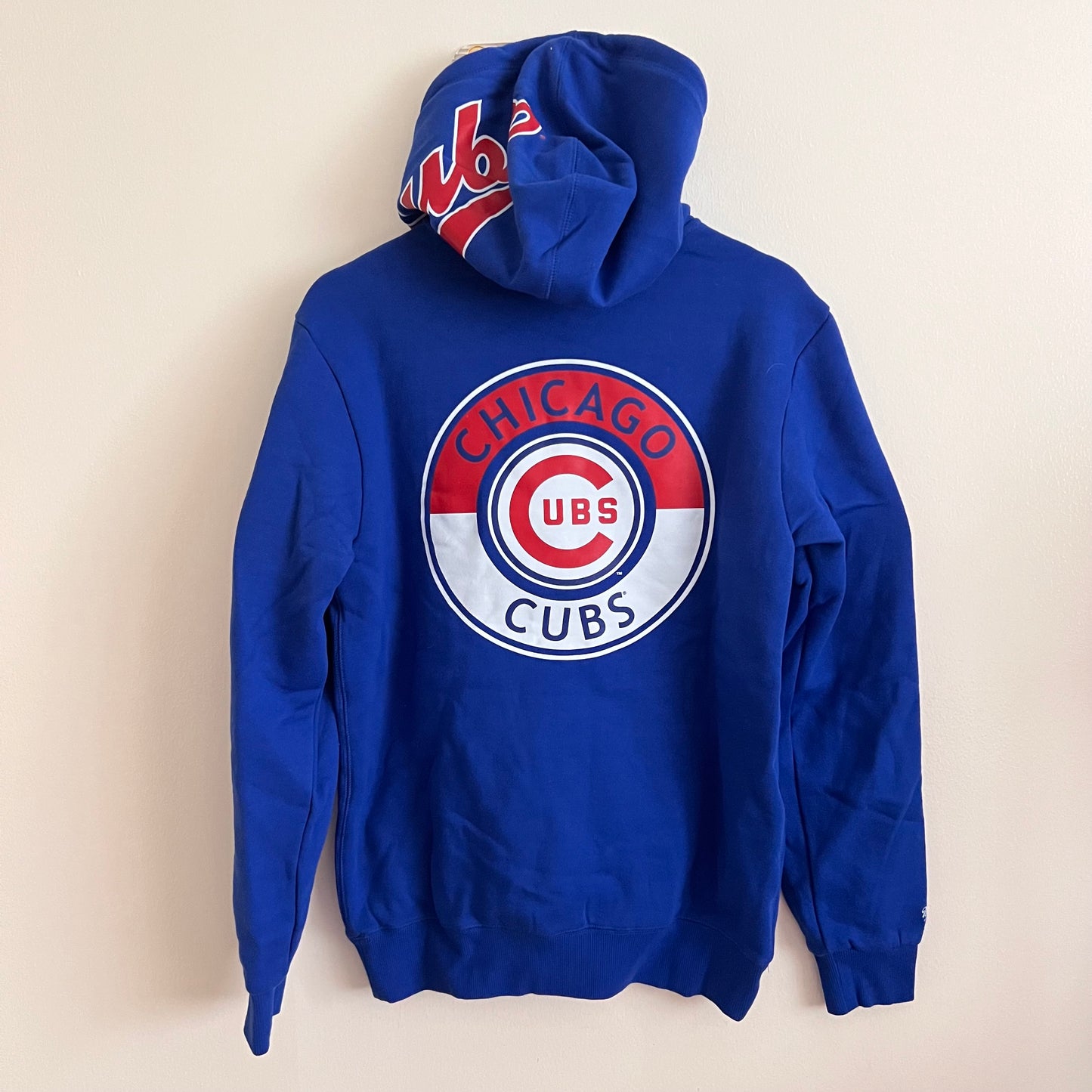 Men’s Mitchell & Ness MLB Chicago Cubs City Collection Fleece Hoodie - Royal - XS