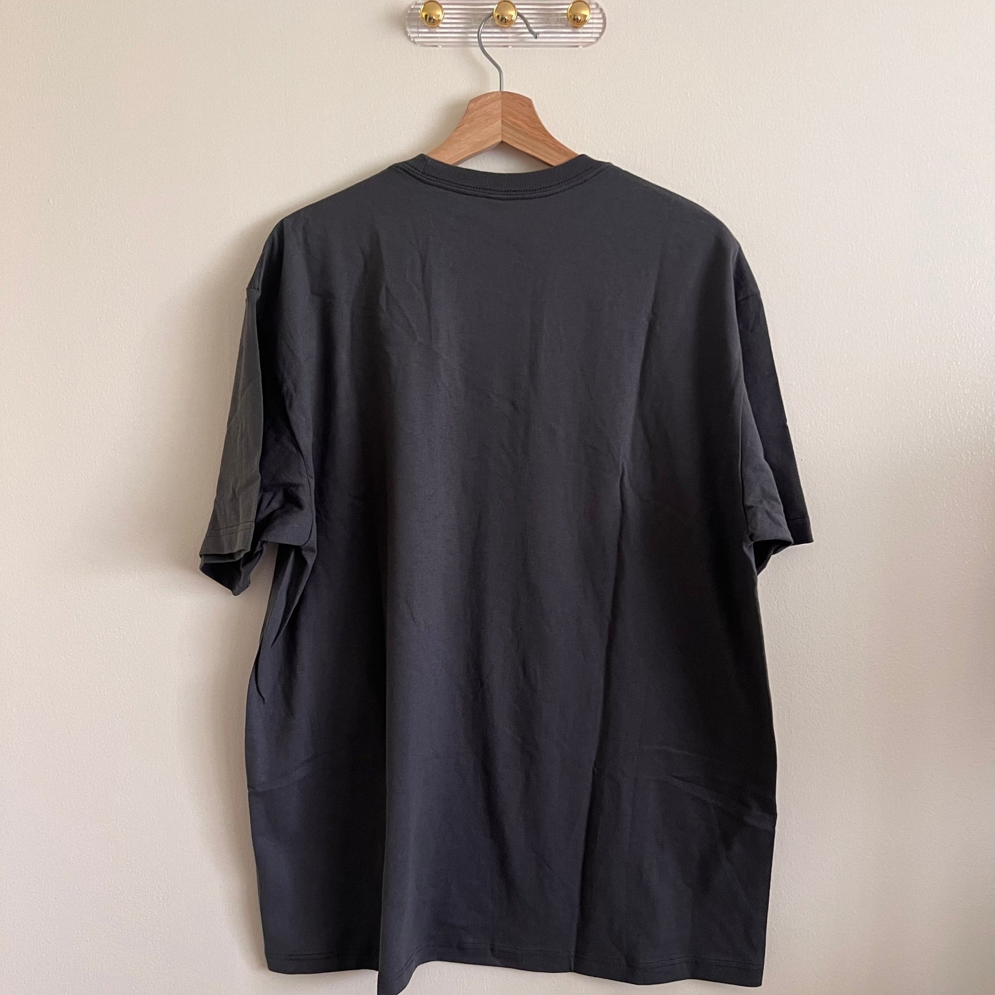 Mitchell & Ness Men's MLB NY Yankees Basic Logo Tee - Grey Heather - Size XL