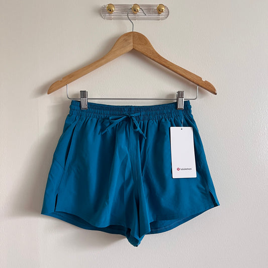 Lululemon Pace Rival High-Rise Short 3" - Hawaiian Blue - Size 4