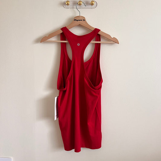 Lululemon Swiftly Tech Racerback Tank - Dark Red/Dark Red - Size 8 (Medium)