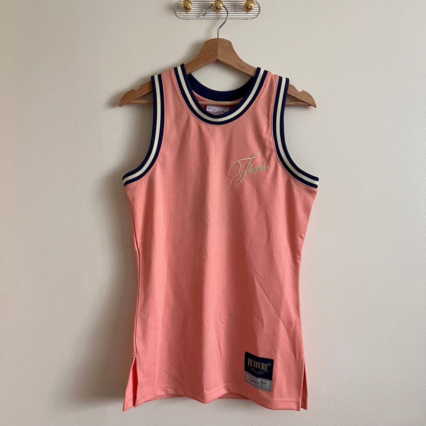 Feature X Mitchelle & Ness Women's Branded Jersey Collab - Pink - Size XS