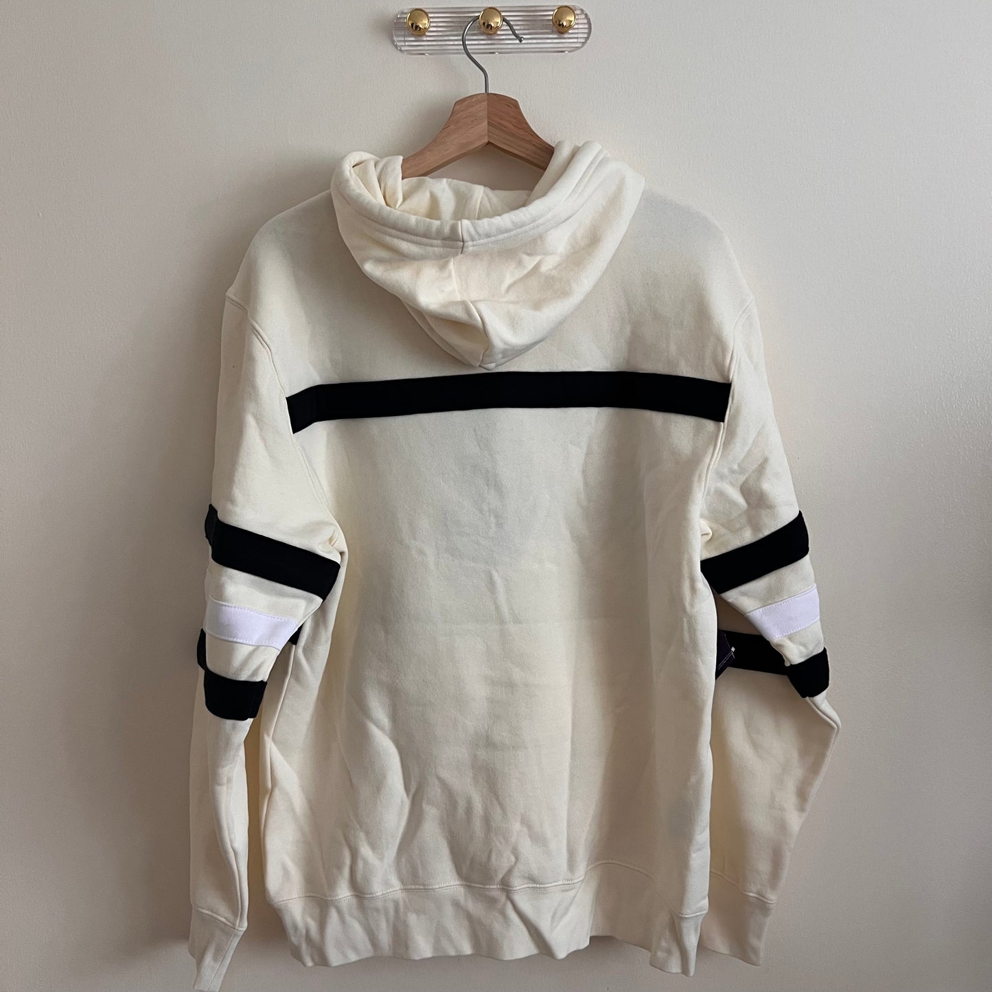 Men’s Mitchell & Ness Chicago White Sox Head Coach Pullover Hoodie - Cream - Medium