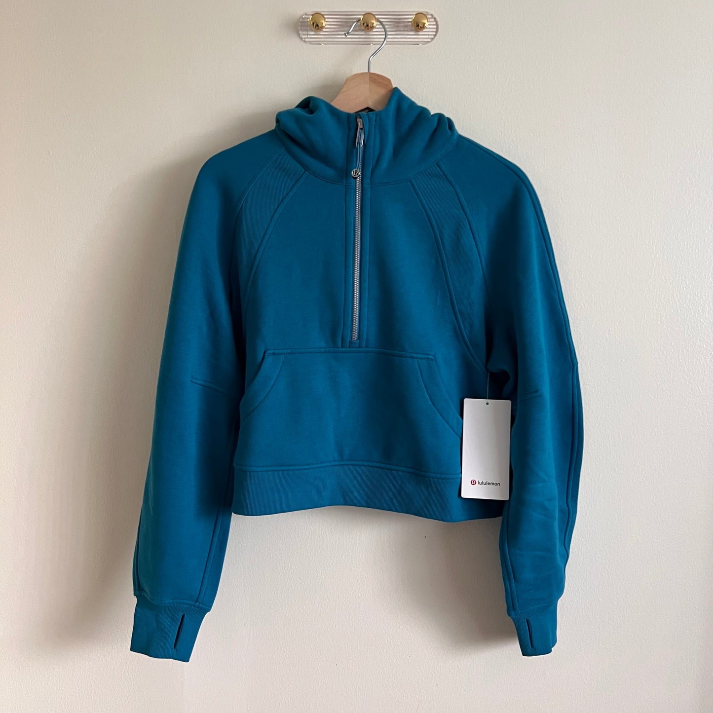 Lululemon Scuba Oversized Half-Zip Hoodie - Hawaiian Blue - Size XS/S