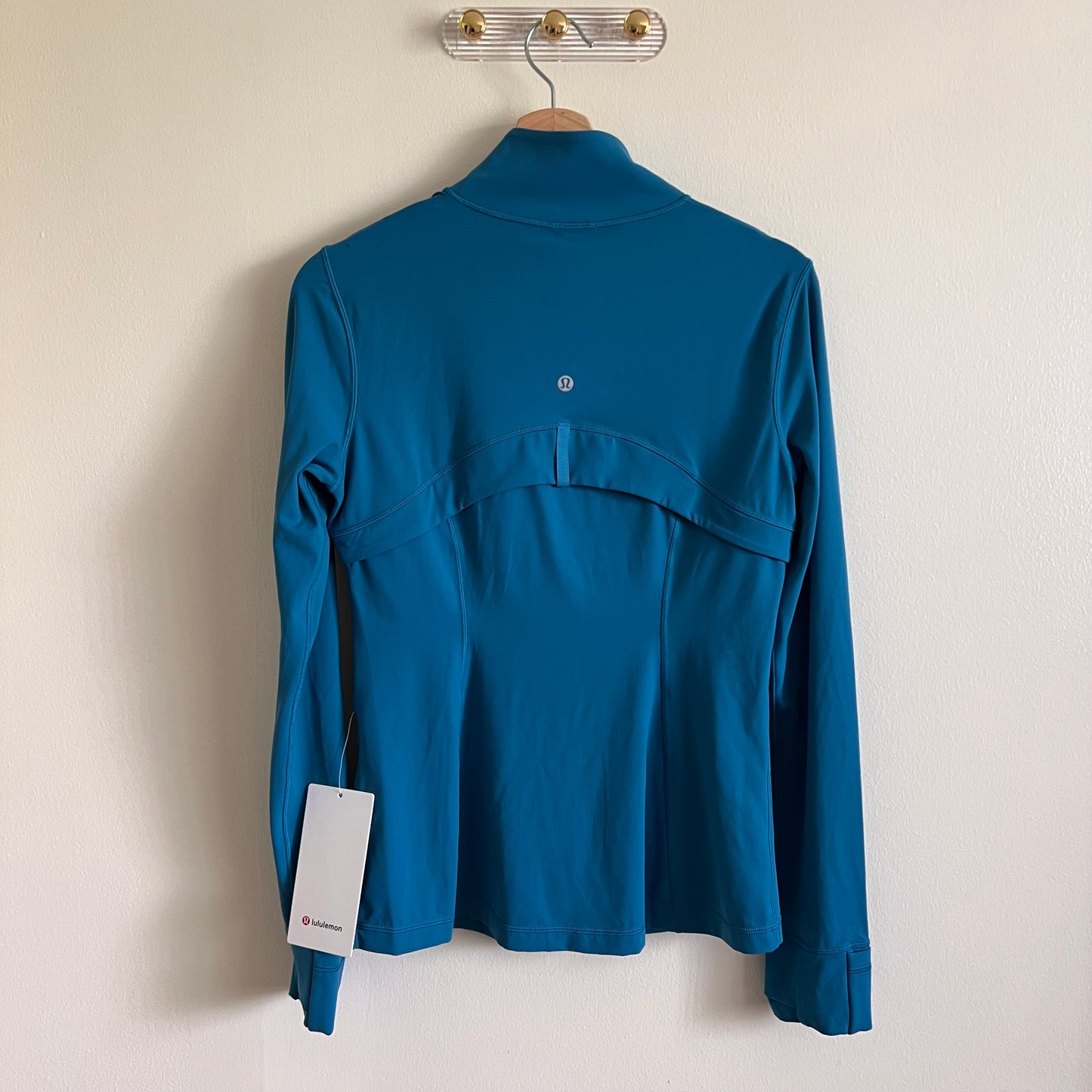 Lululemon Define Jacket *Nulu - Hawaiian Blue / Mirror Silver - Size 10