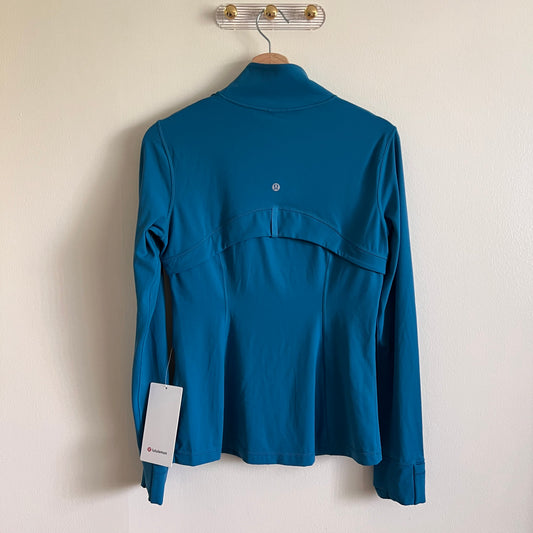 Lululemon Define Jacket *Nulu - Hawaiian Blue / Mirror Silver - Size 10