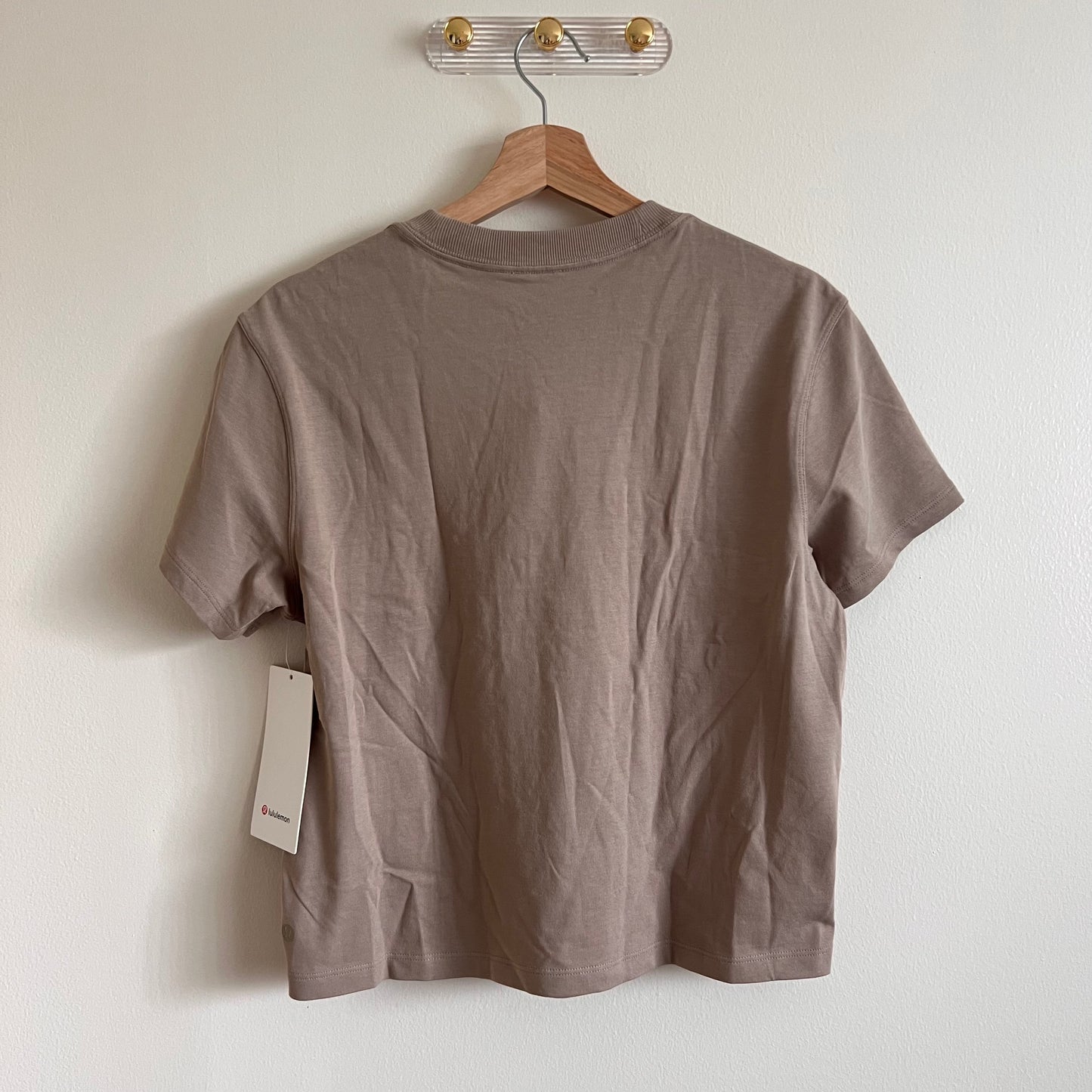 Lululemon Relaxed-Fit Cotton Jersey Tee *Graphic - Sheer Oak - Size 4
