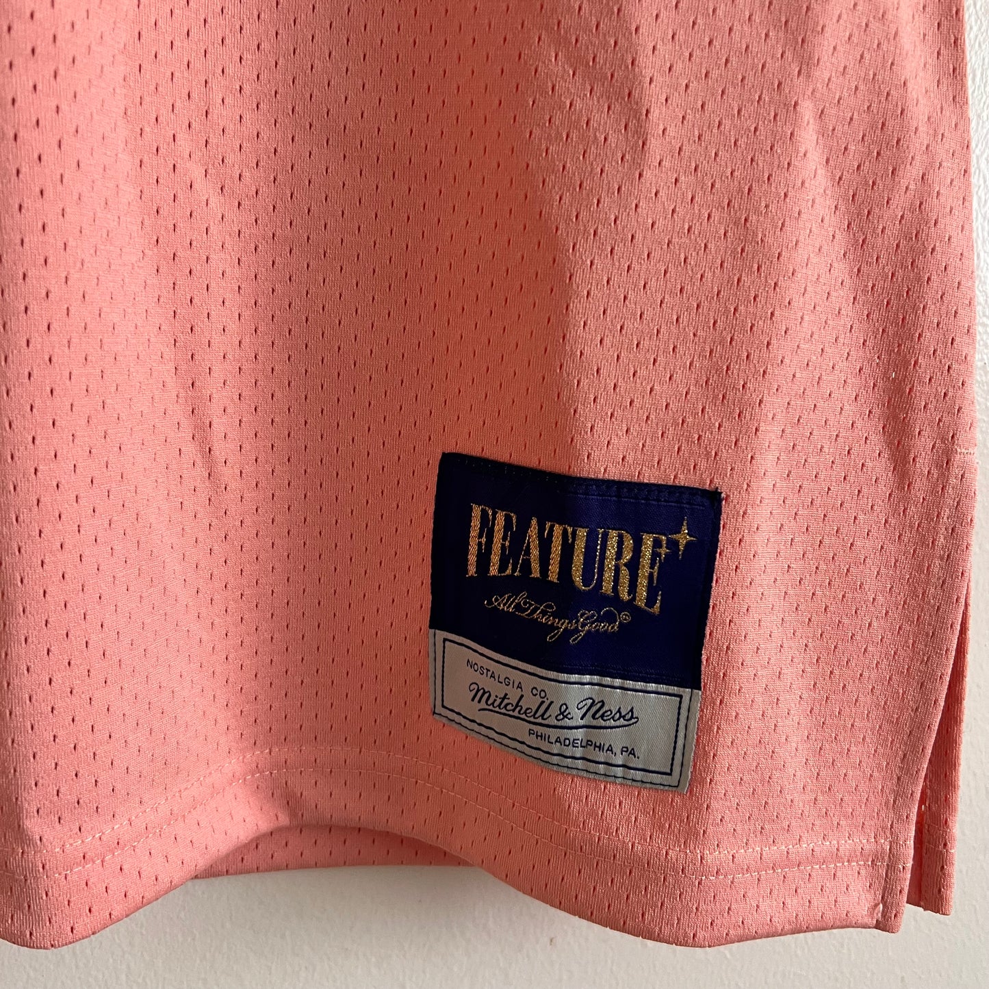 Feature X Mitchelle & Ness Women's Branded Jersey Collab - Pink - Size XS